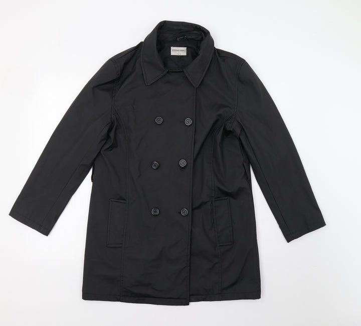 Internacionale Womens Black Jacket Size 10