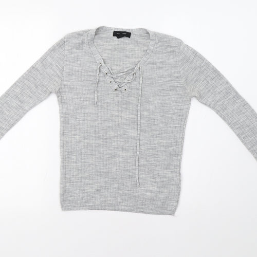 Primark Womens Grey   Pullover Jumper Size 10