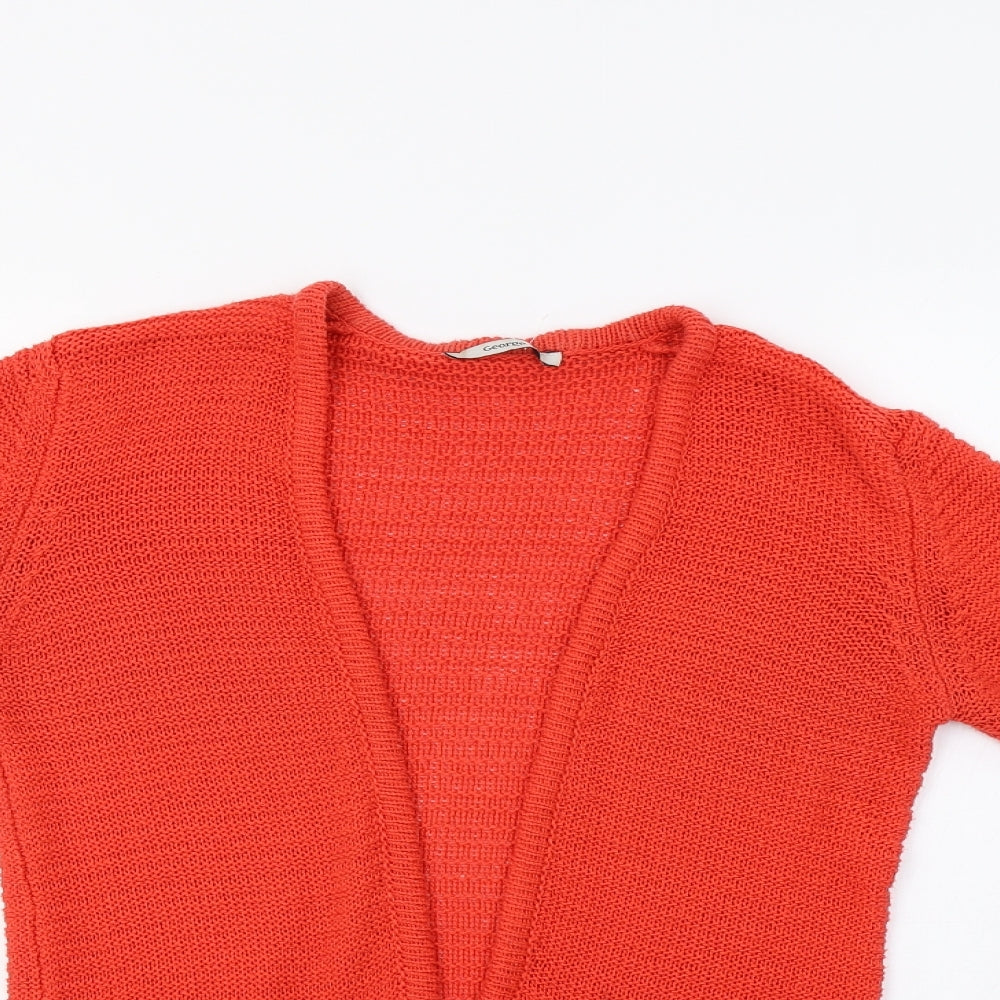 George Womens Red   Cardigan Jumper Size 10