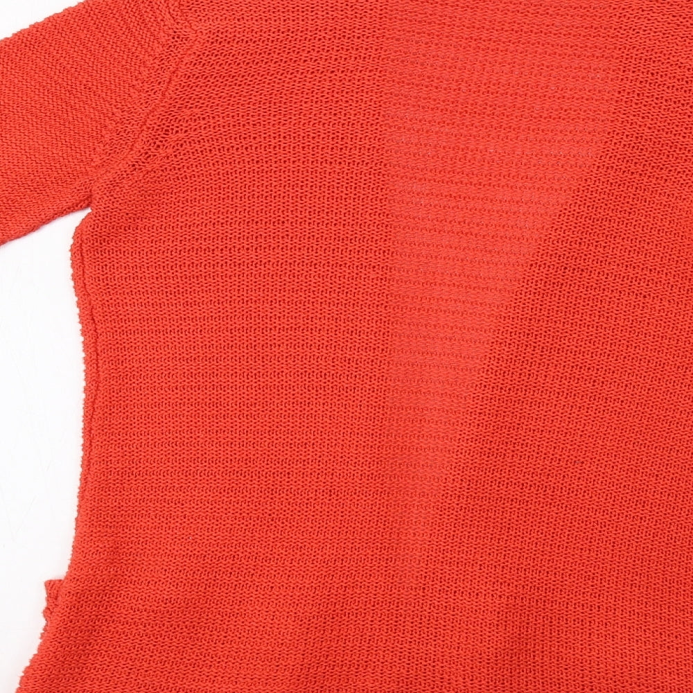George Womens Red   Cardigan Jumper Size 10