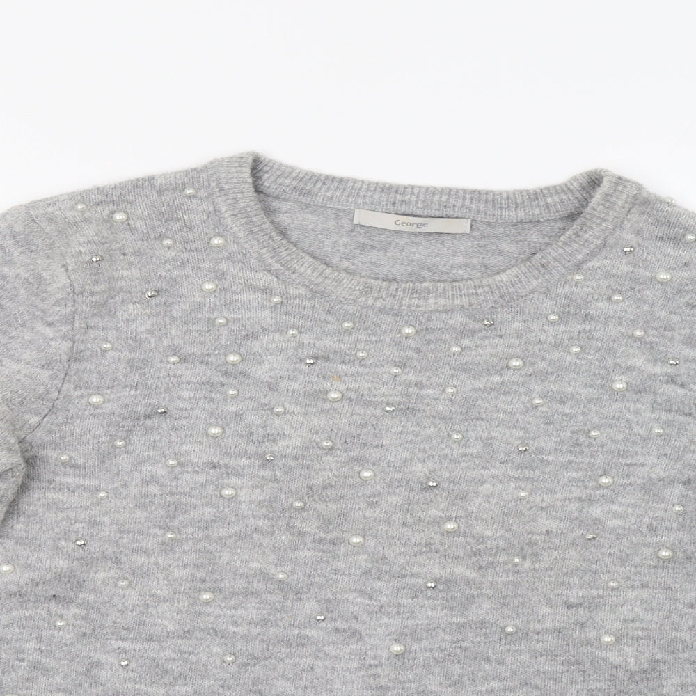 George Womens Grey   Pullover Jumper Size 12