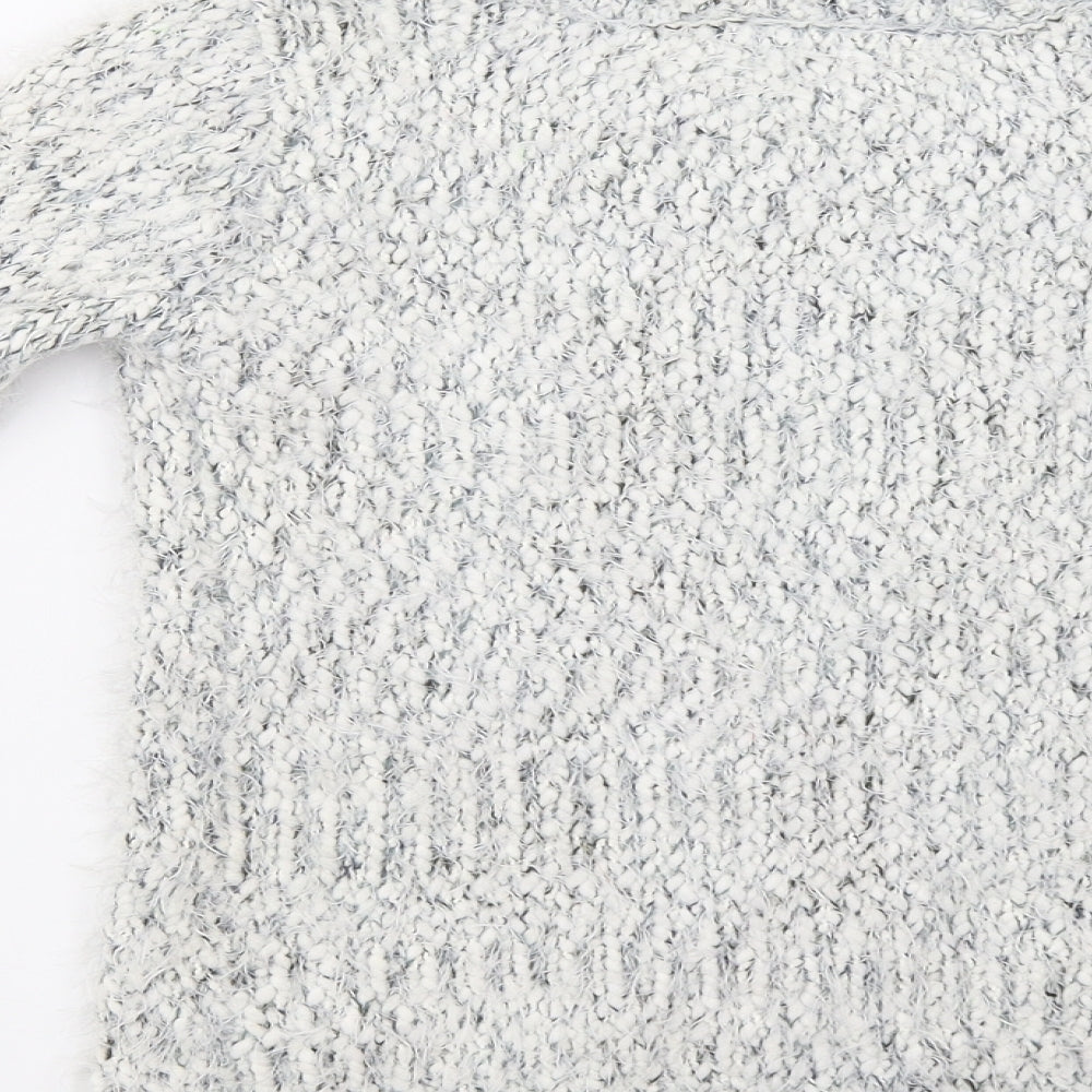 Primark Girls Grey   Pullover Jumper Size 7-8 Years