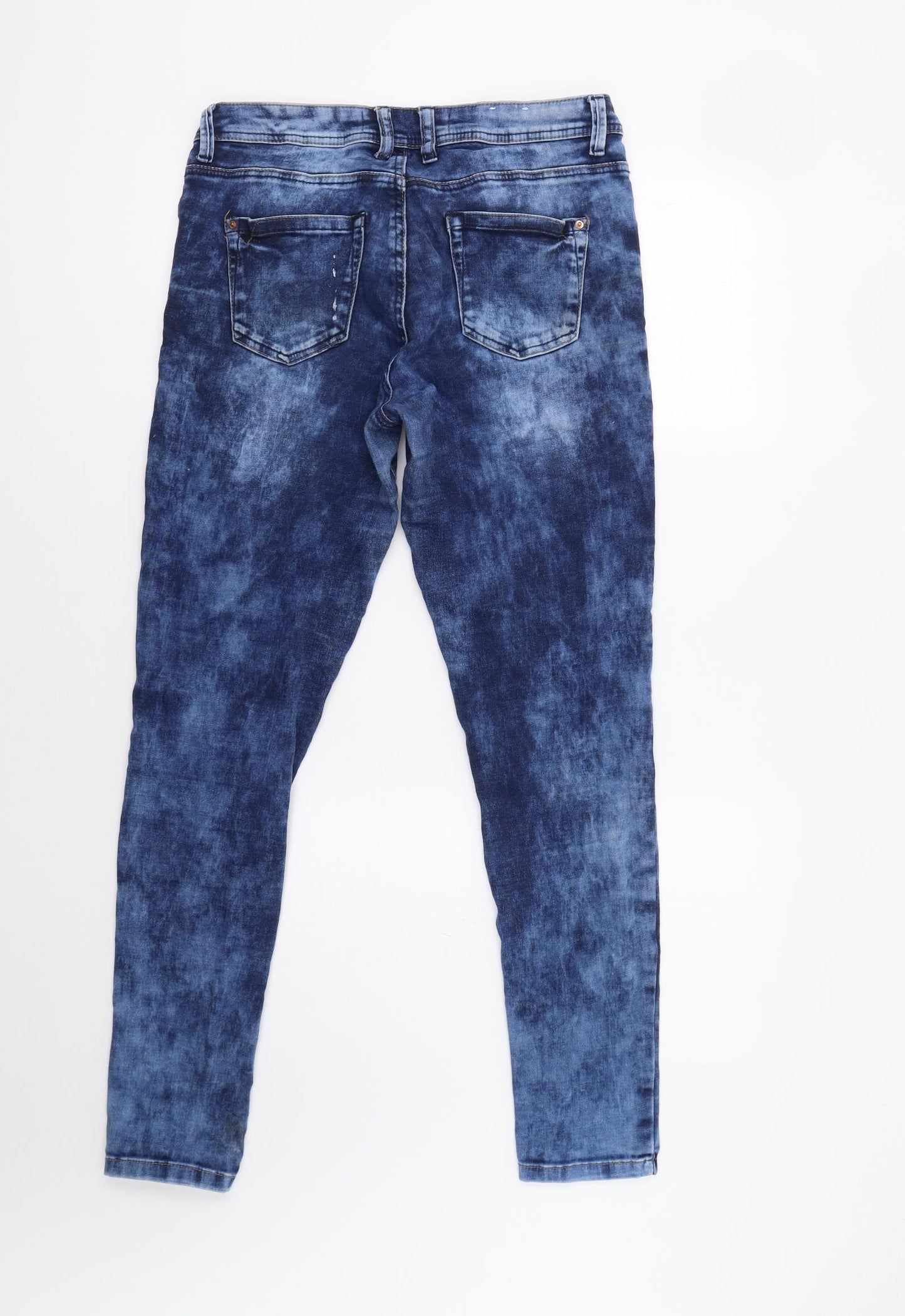 New Look Womens Blue   Skinny Jeans Size 14 L30 in