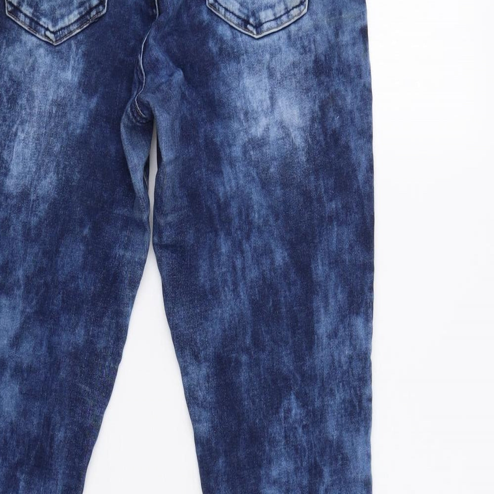 New Look Womens Blue   Skinny Jeans Size 14 L30 in