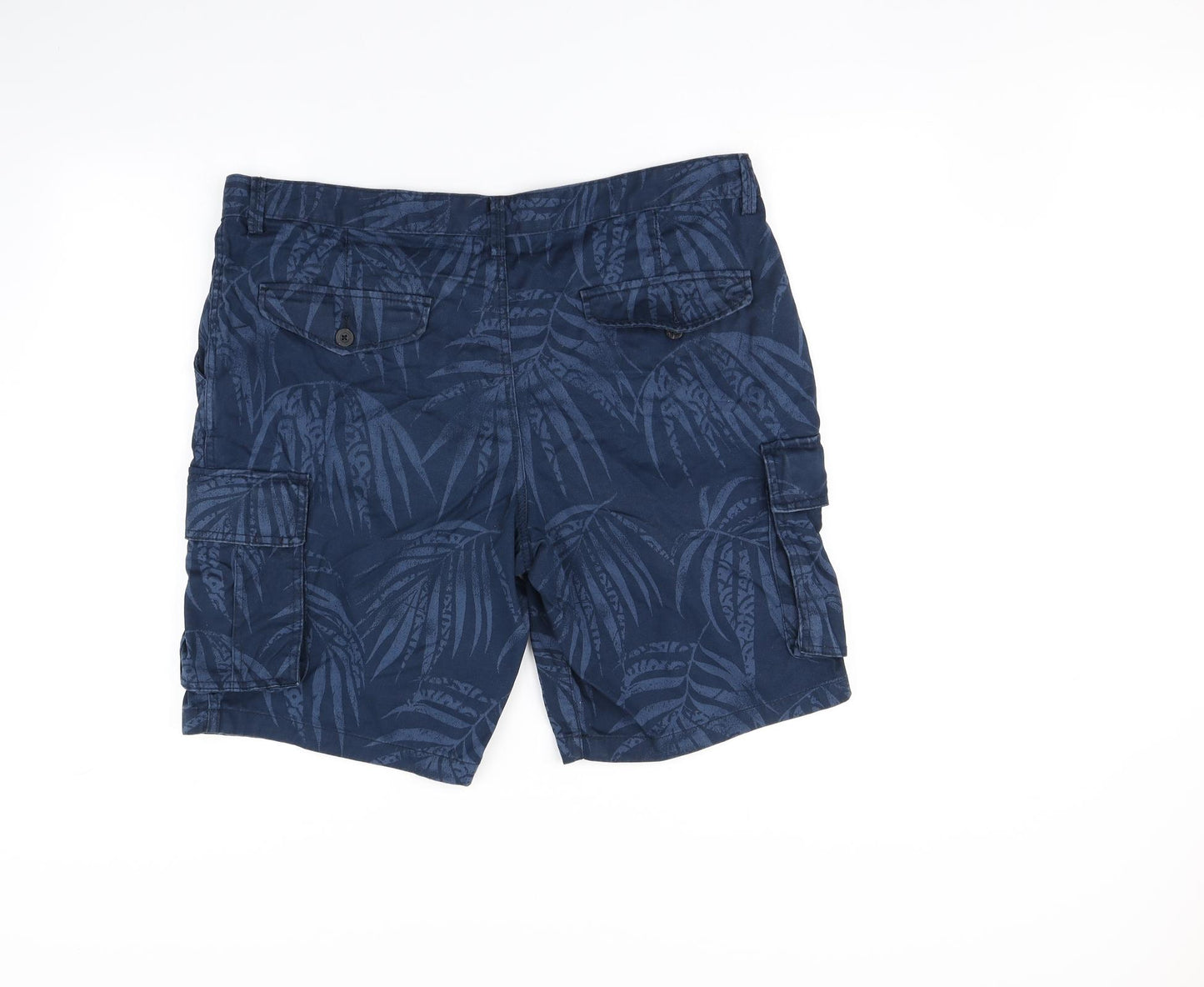 TU Mens Blue   Chino Shorts Size 38
