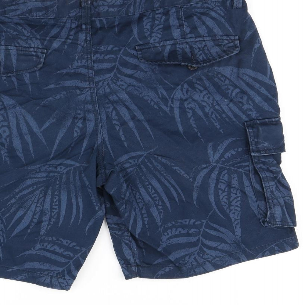 TU Mens Blue   Chino Shorts Size 38