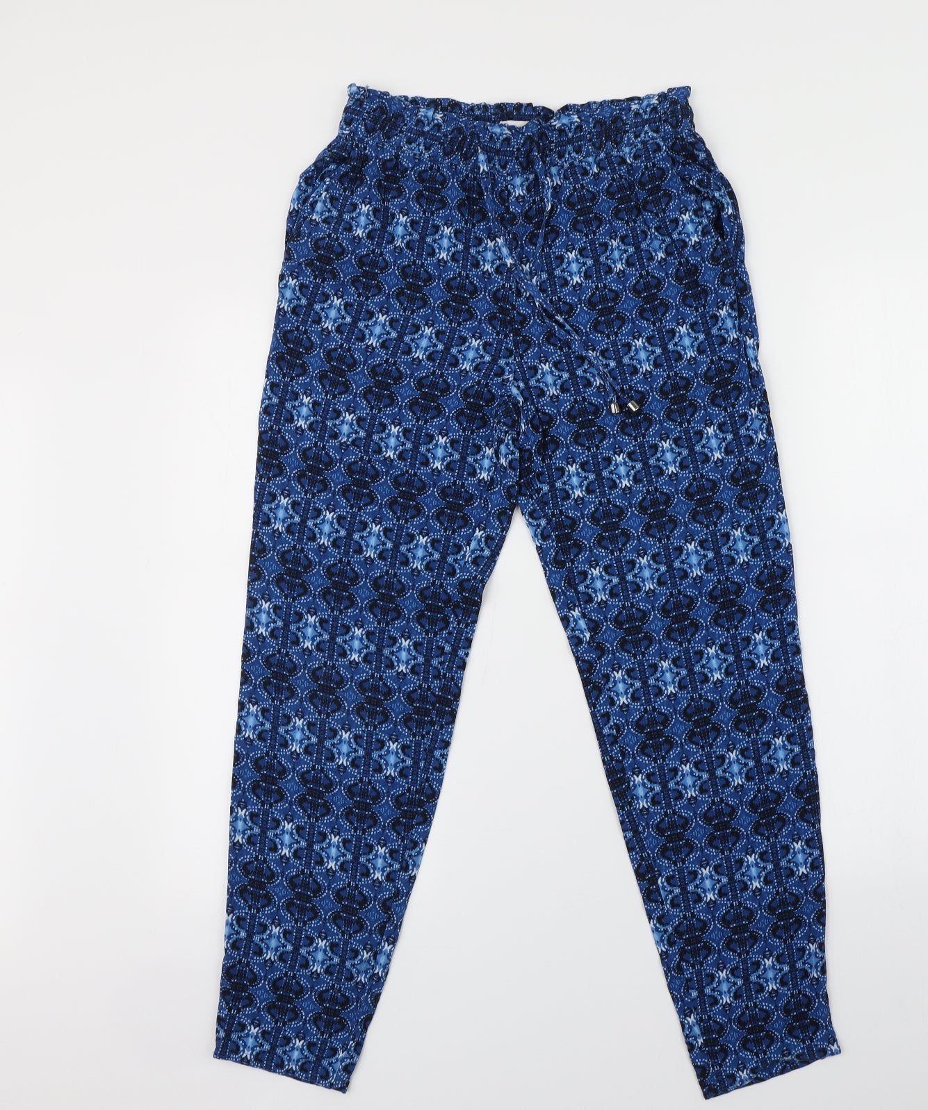 Papaya Womens Blue   Trousers  Size 8 L27 in