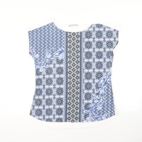 Ntmeg Womens Blue   Basic T-Shirt Size 12
