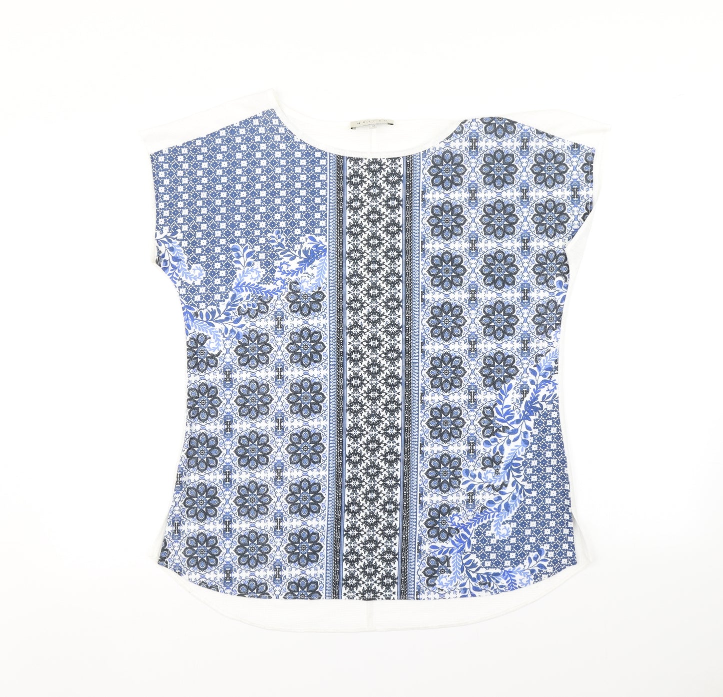 Ntmeg Womens Blue   Basic T-Shirt Size 12