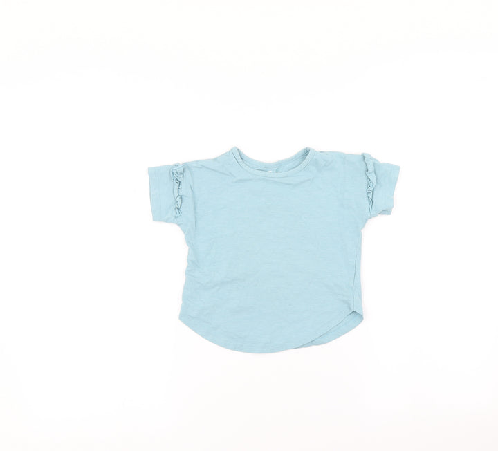 TU Girls Blue Basic T-Shirt Size 3 Years