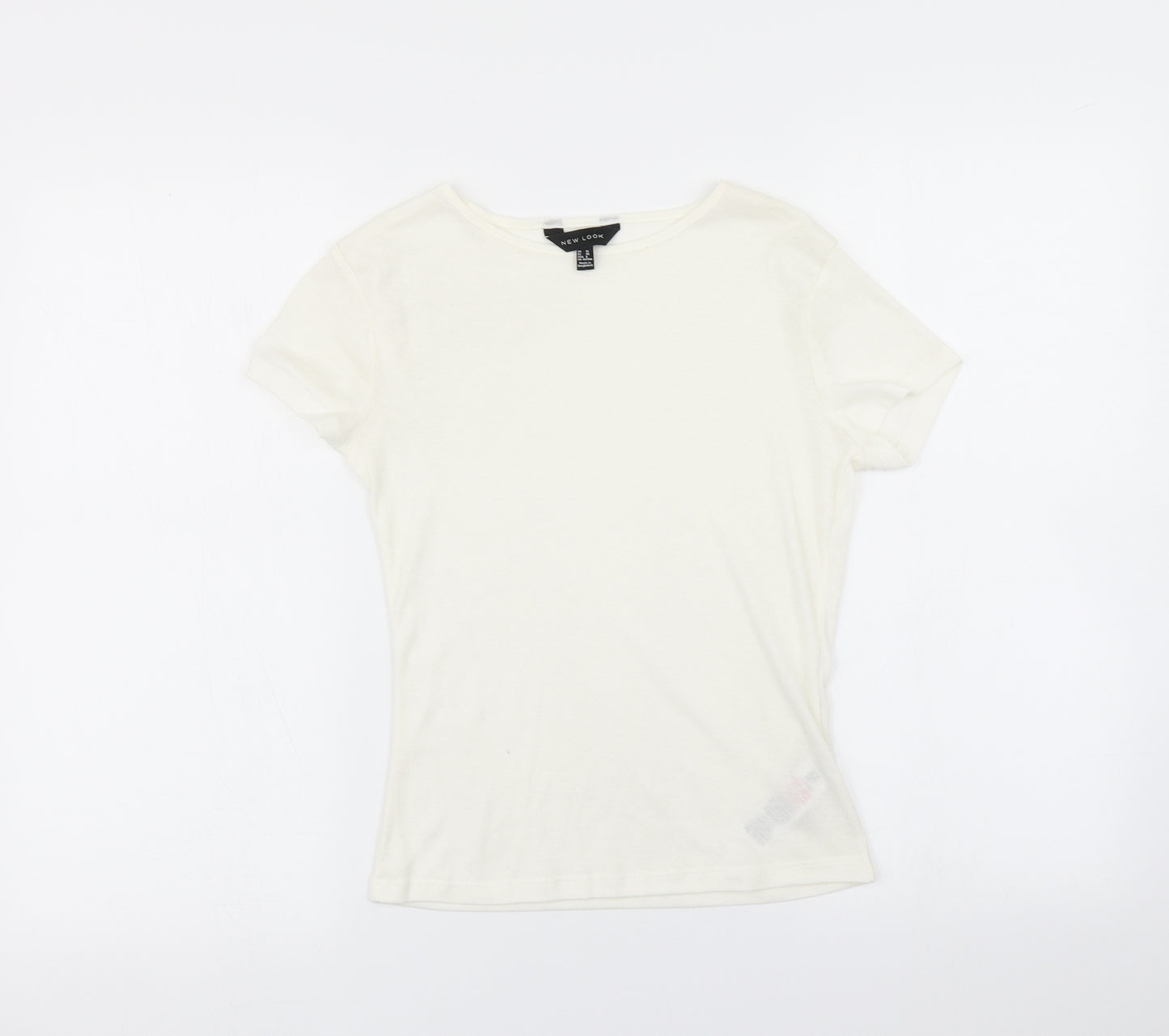 New Look Womens White   Basic Polo Size 10