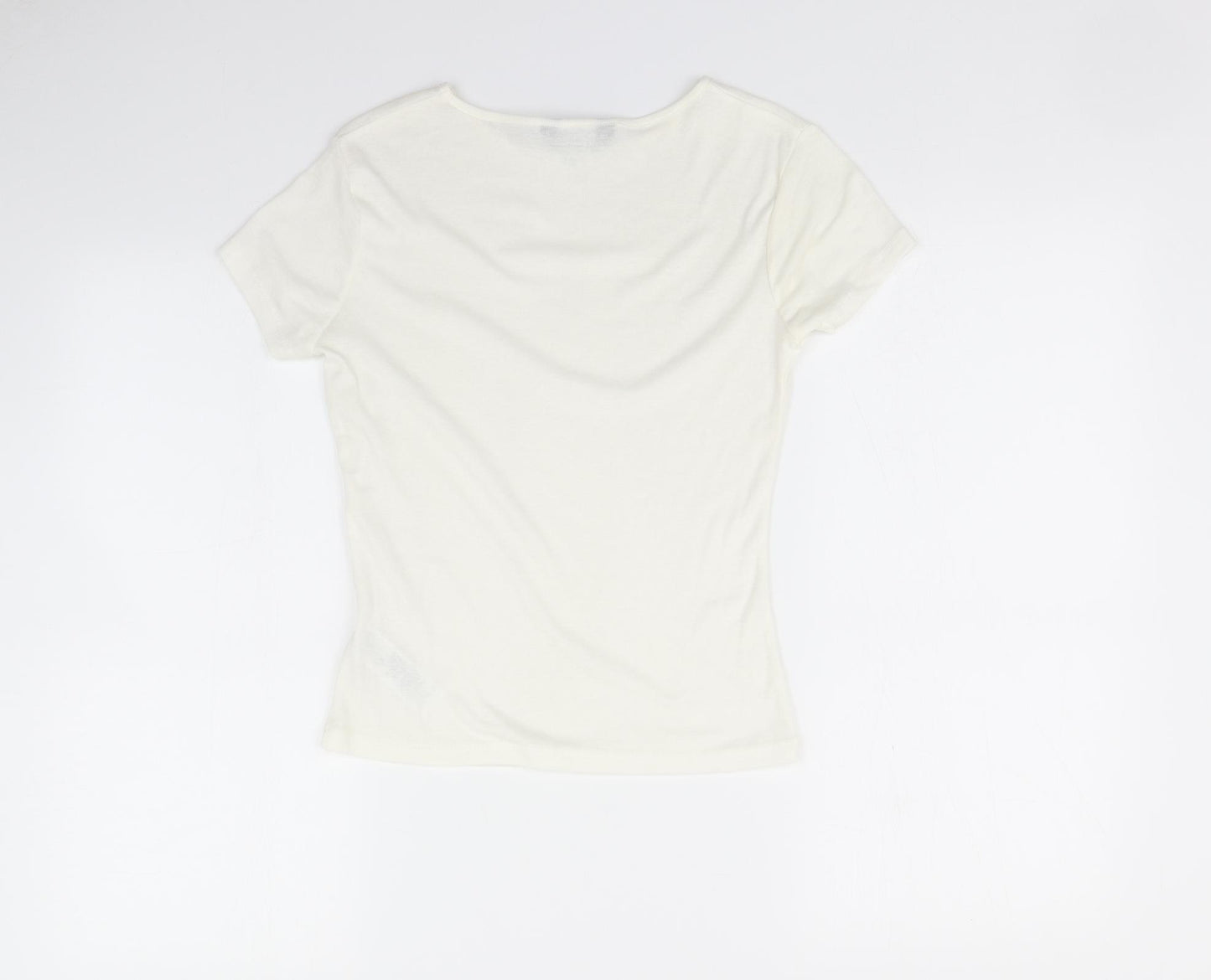 New Look Womens White   Basic Polo Size 10