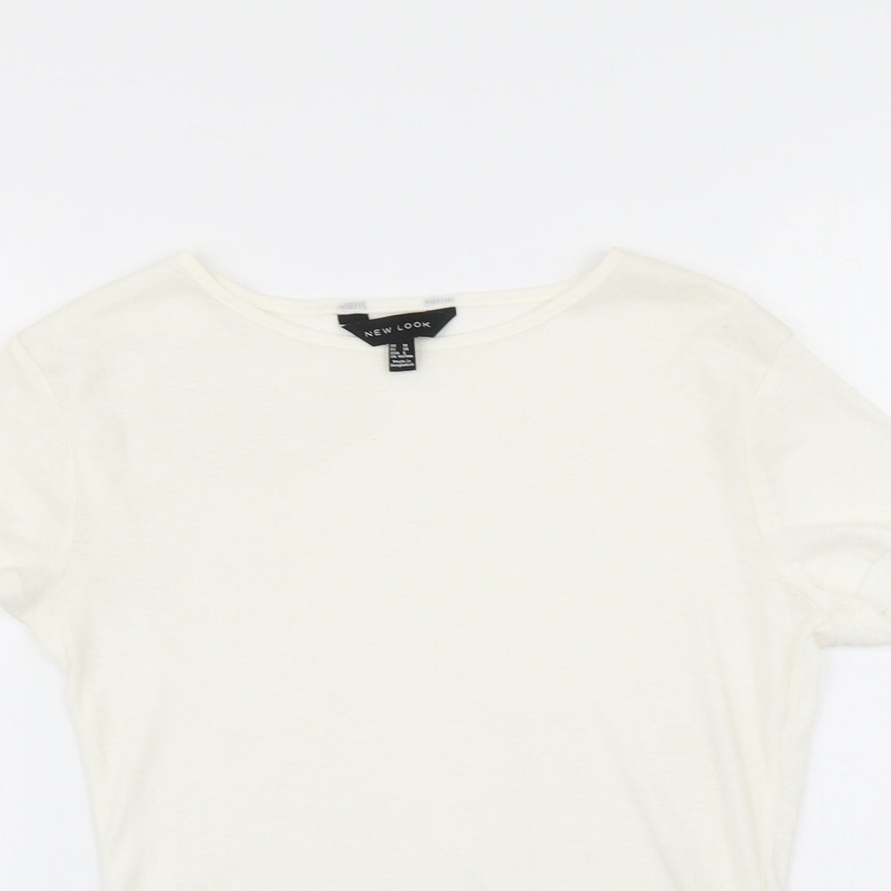 New Look Womens White   Basic Polo Size 10
