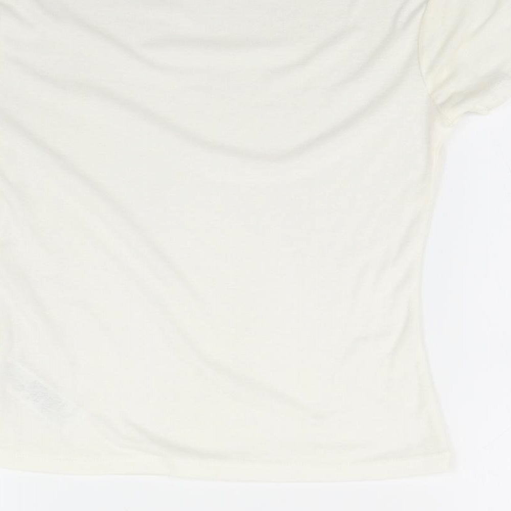 New Look Womens White   Basic Polo Size 10