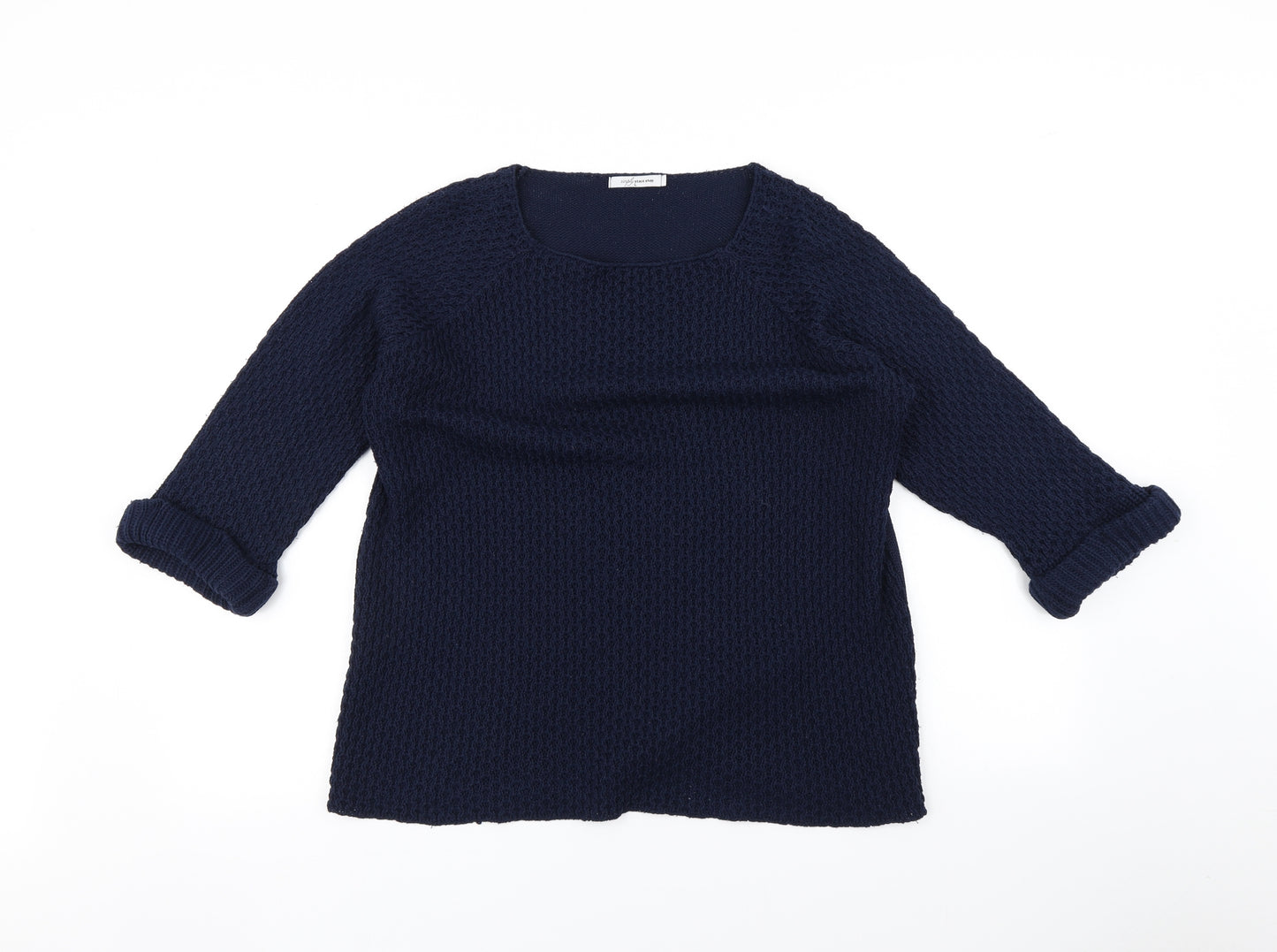 Simply Stock Shop Womens Blue   Pullover Jumper Size L