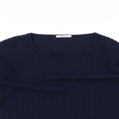 Simply Stock Shop Womens Blue   Pullover Jumper Size L