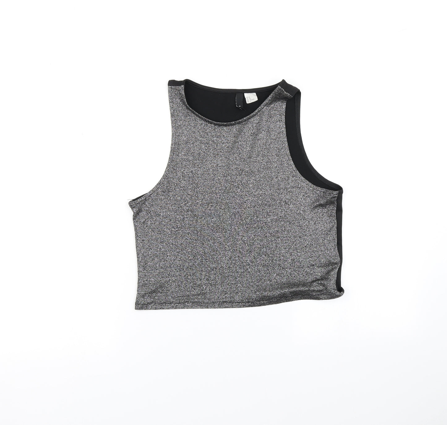 H&M Womens Grey   Camisole T-Shirt Size M