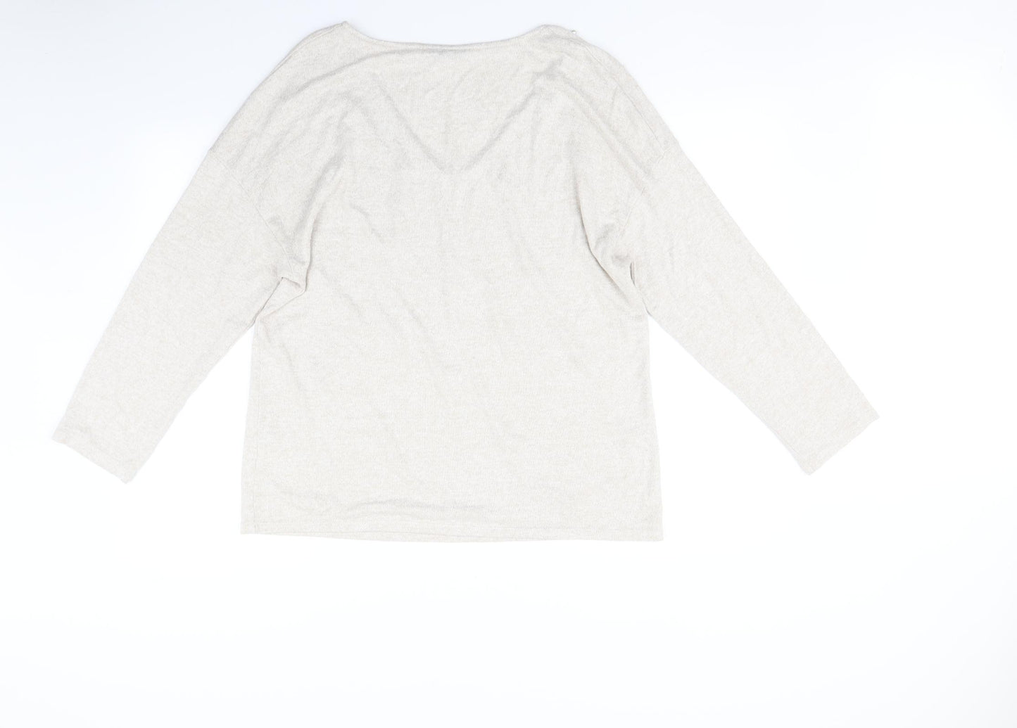 George Womens Beige   Pullover Jumper Size M