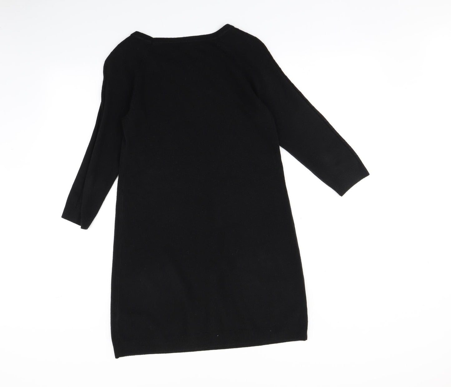 F&F Womens Black   Jumper Dress  Size 10
