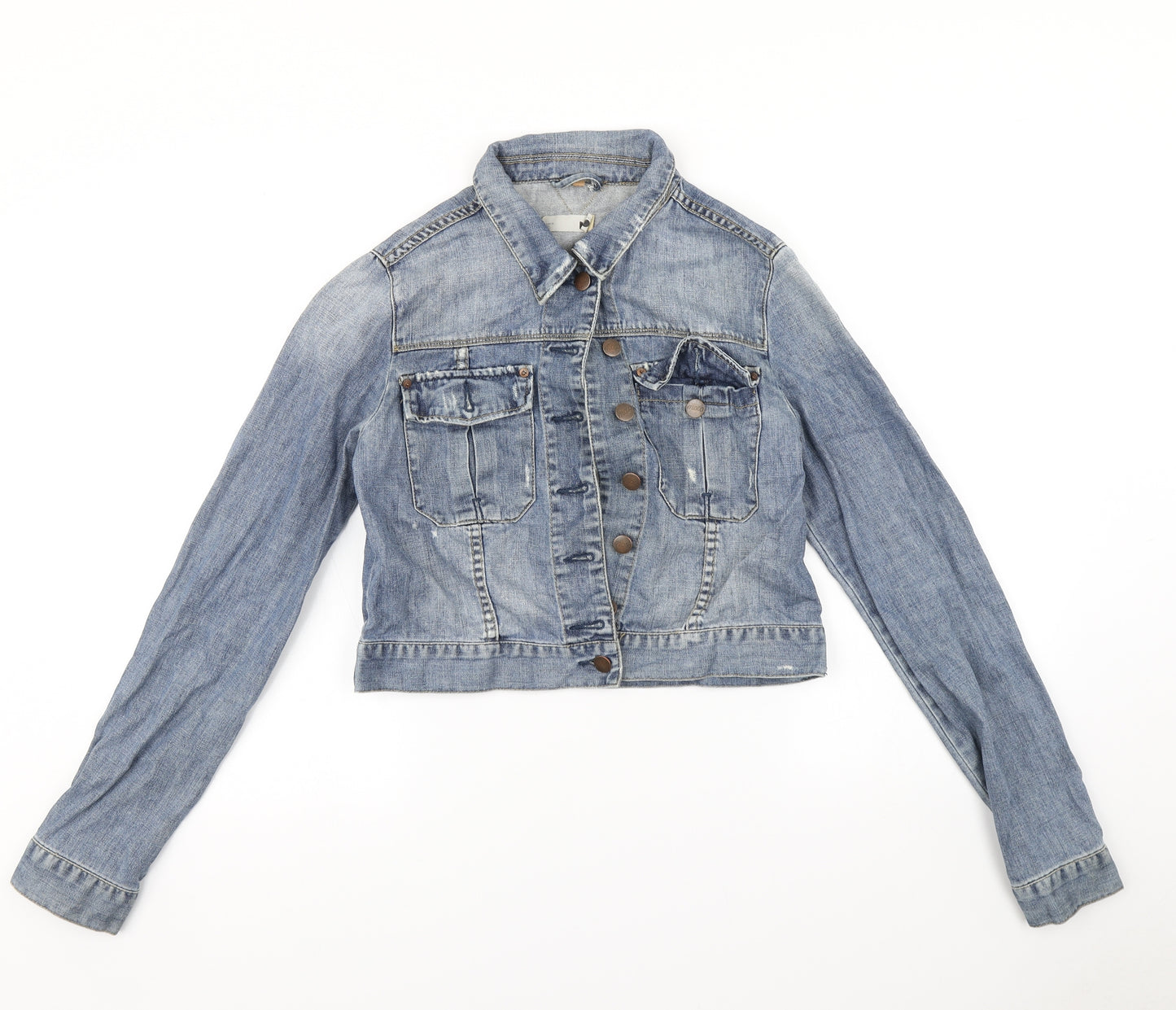 Topshop Womens Blue   Jacket  Size 10