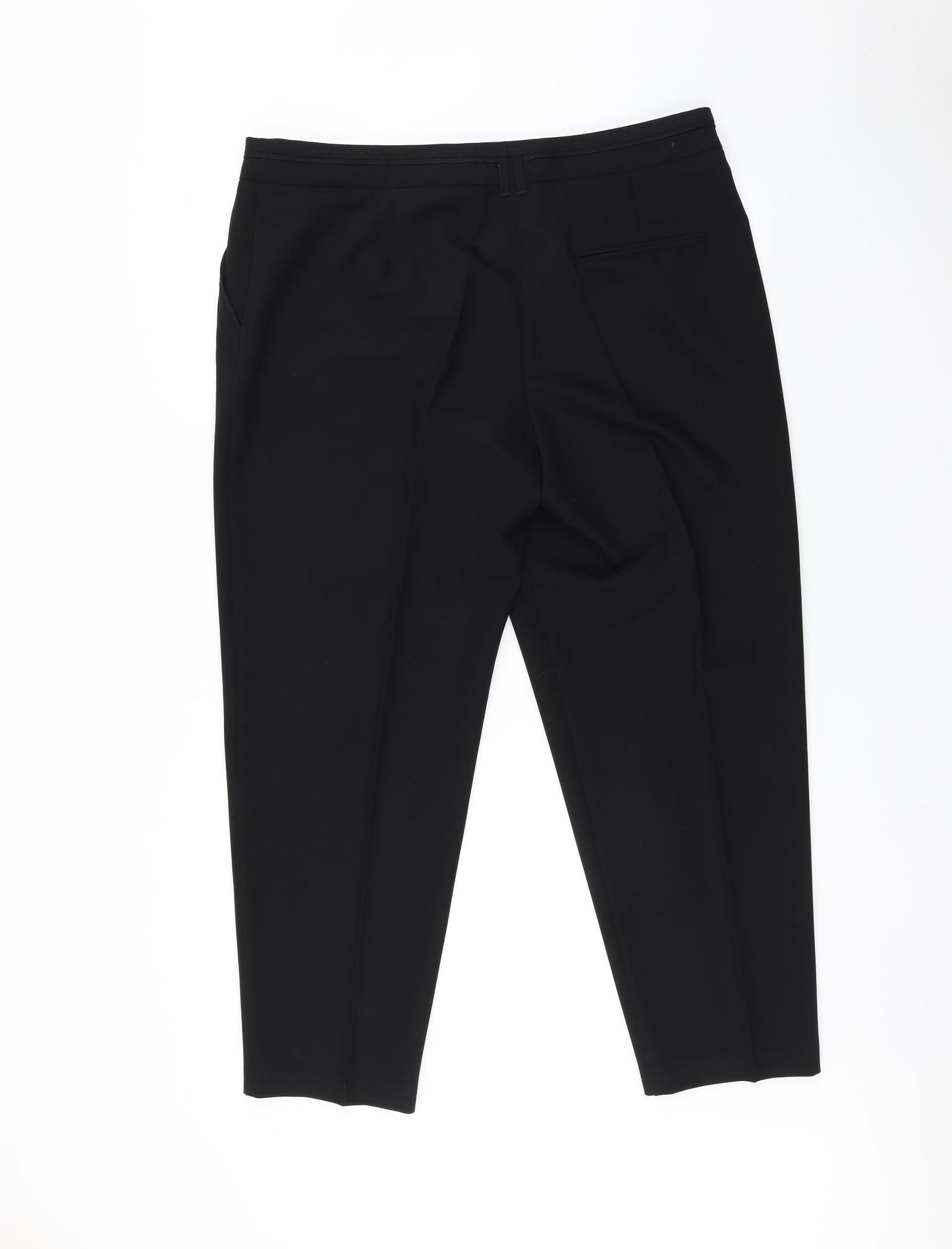 NEXT Womens Black   Trousers  Size 18 L27 in