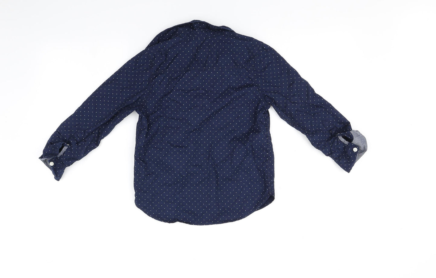 H&M Boys Blue   Basic Button-Up Size 6-7 Years