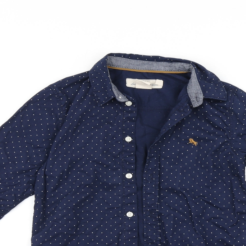 H&M Boys Blue   Basic Button-Up Size 6-7 Years