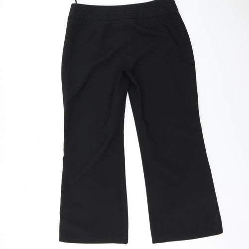 F&F Womens Black   Trousers  Size 12 L27 in