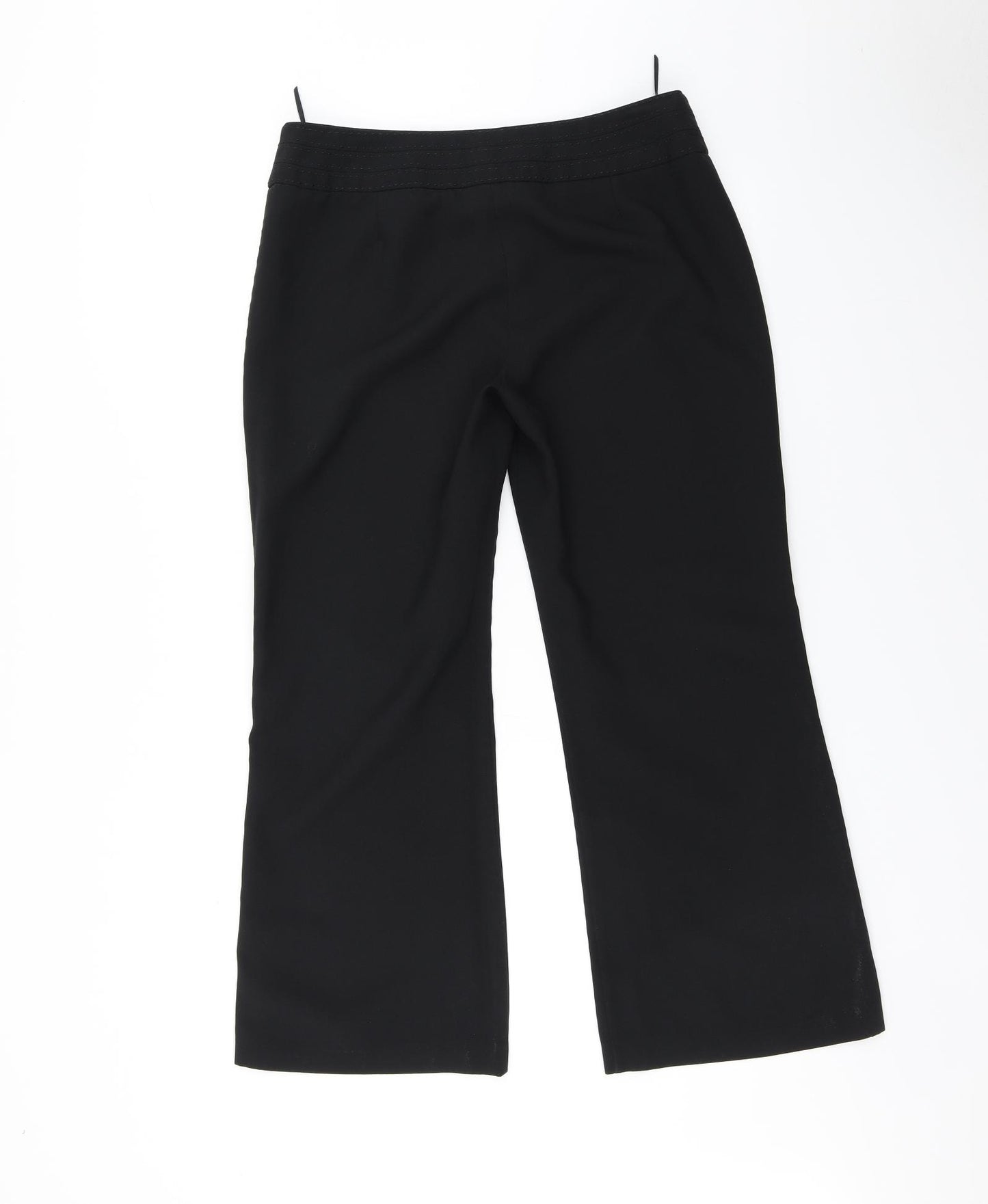 F&F Womens Black   Trousers  Size 12 L27 in