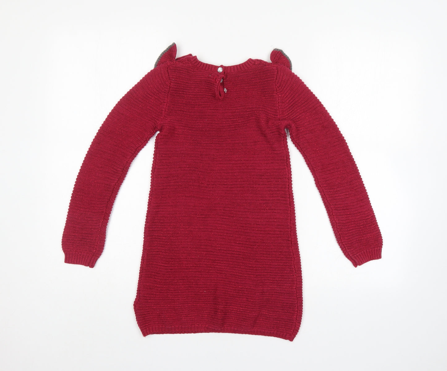 Miss Mona Mouse Girls Purple   Pullover Jumper Size 5-6 Years