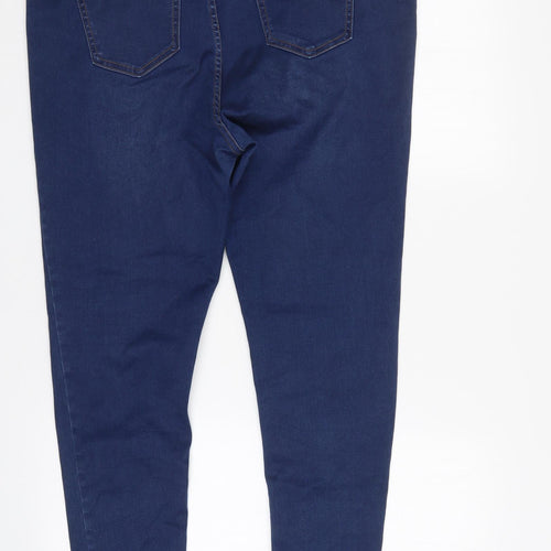 New Look Womens Blue   Skinny Jeans Size 18 L27 in