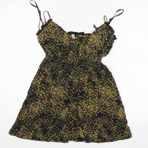 Ecote Womens Multicoloured Animal Print  A-Line  Size XS