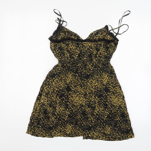Ecote Womens Multicoloured Animal Print  A-Line  Size XS