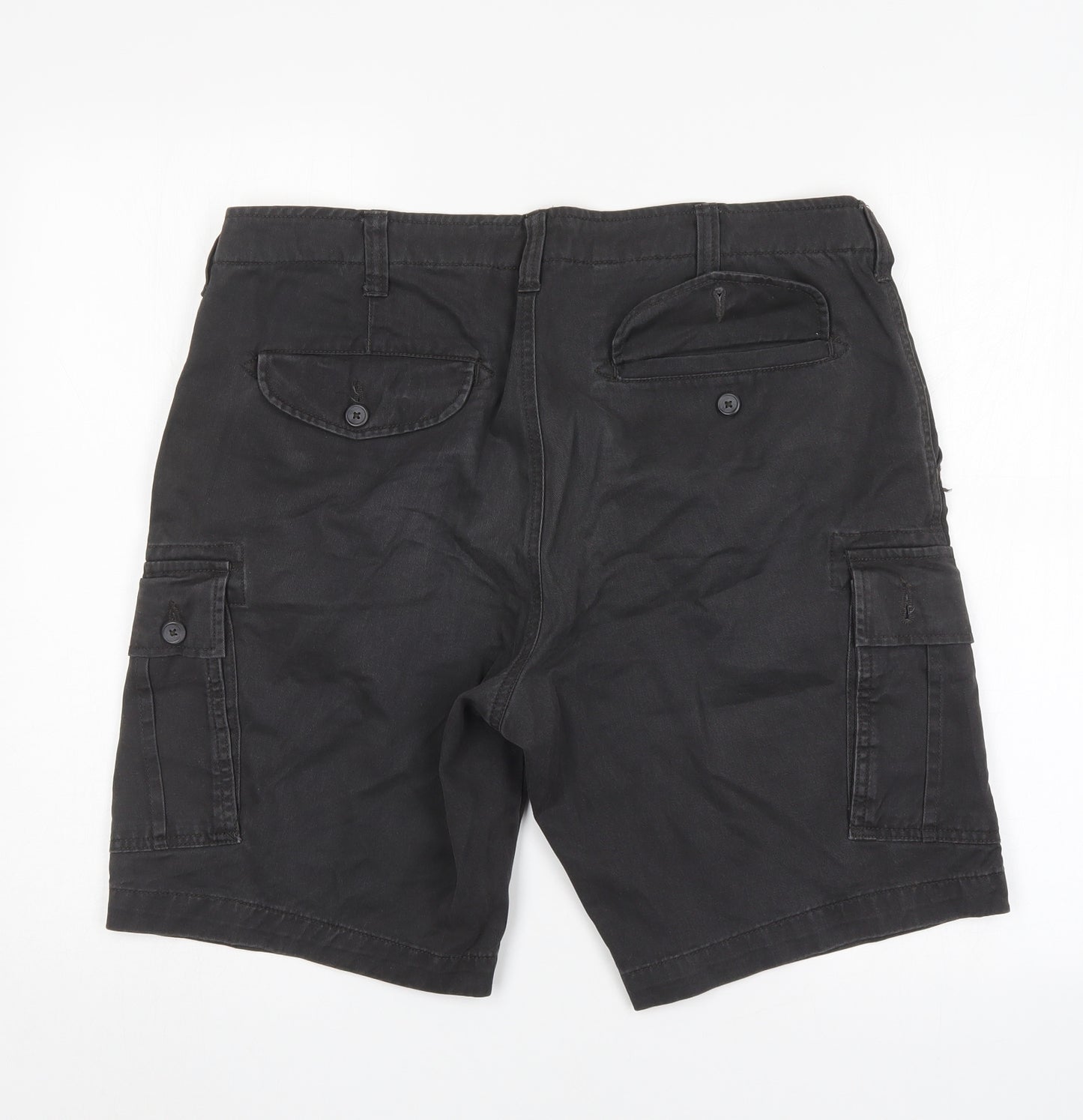 TU Mens Grey   Cargo Shorts Size 34