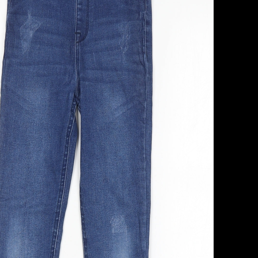 Denim & Co. Girls Blue  Denim Jegging Jeans Size 9-10 Years