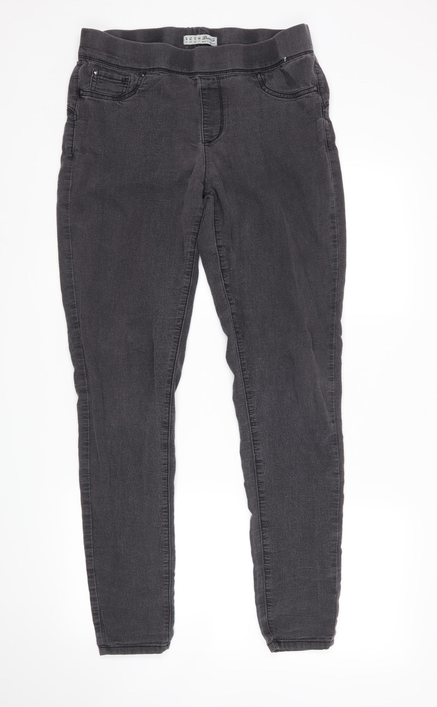 Denim Co Womens Grey   Jegging Jeans Size 14 L30 in