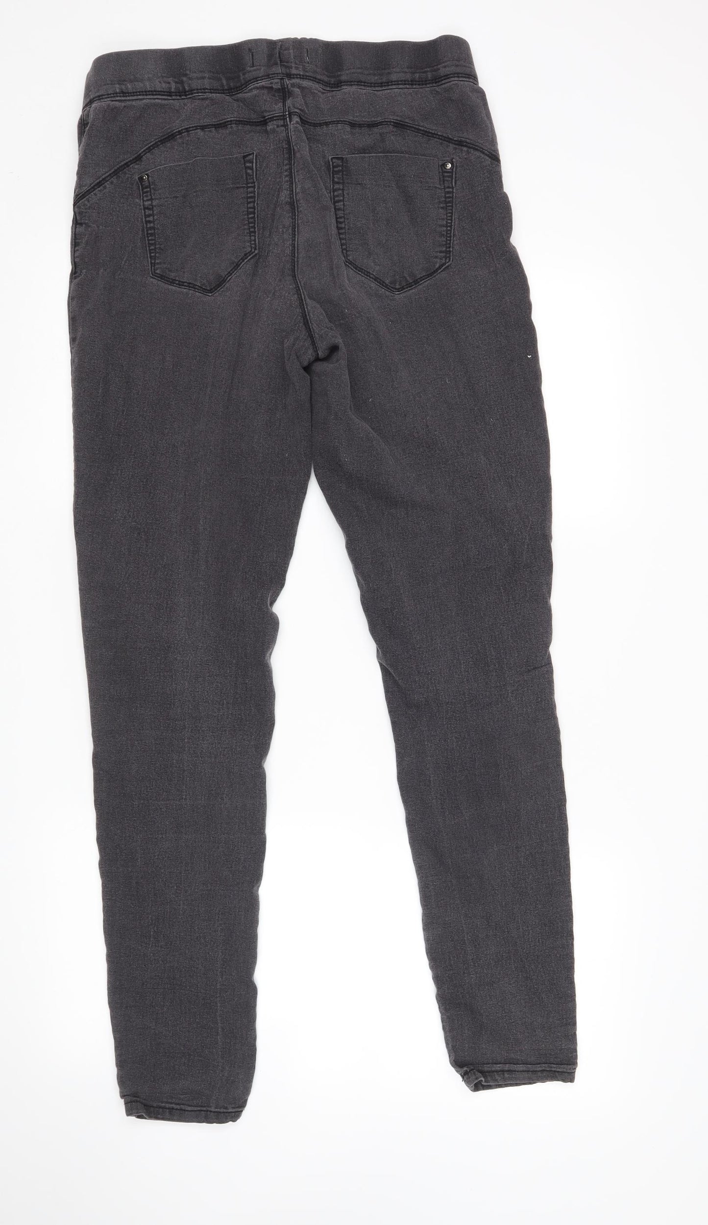 Denim Co Womens Grey   Jegging Jeans Size 14 L30 in