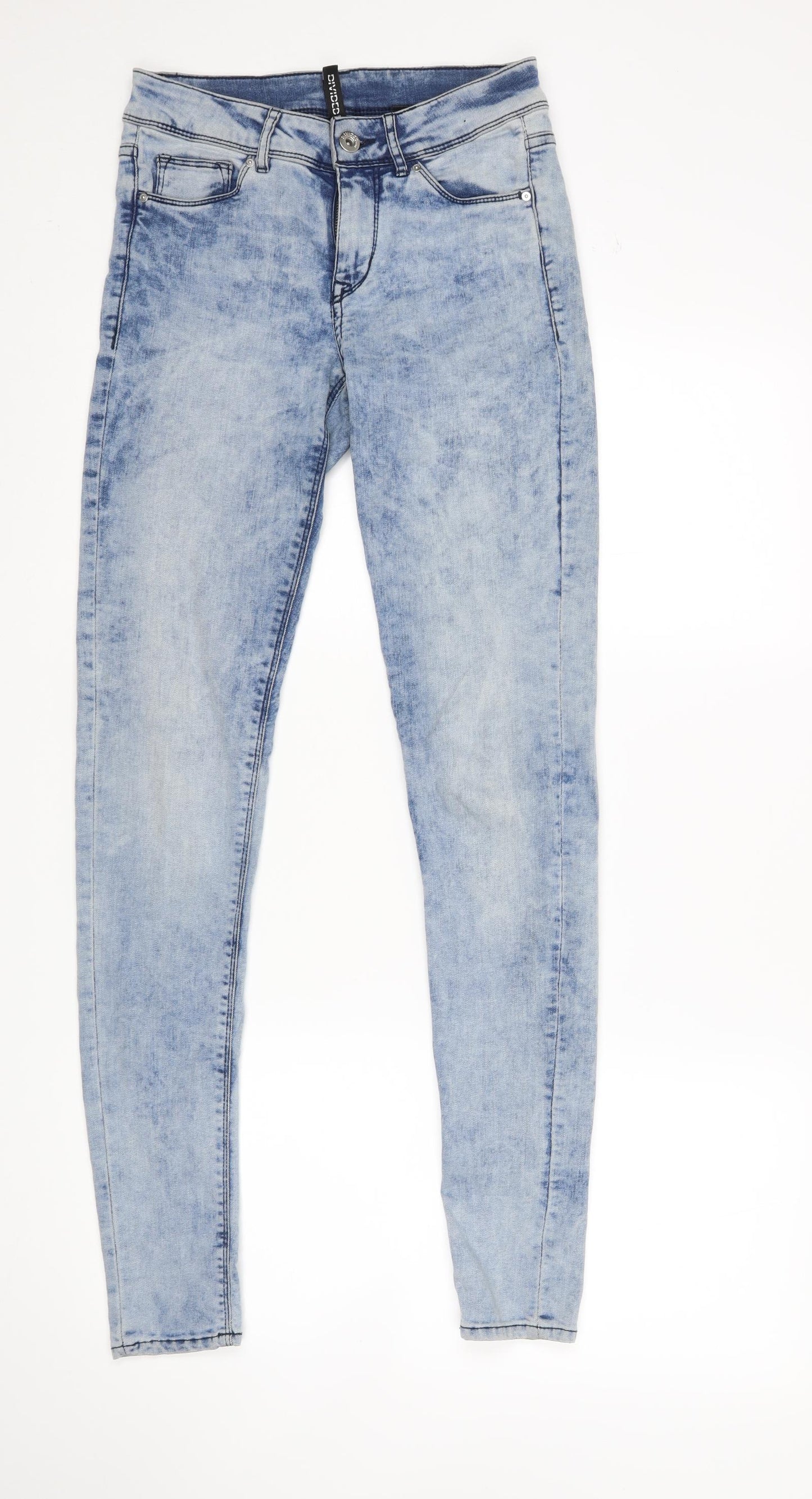 H&M Womens Blue   Skinny Jeans Size 8 L30 in