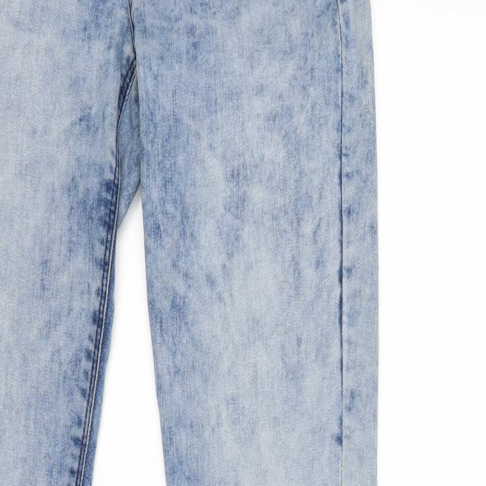 H&M Womens Blue   Skinny Jeans Size 8 L30 in