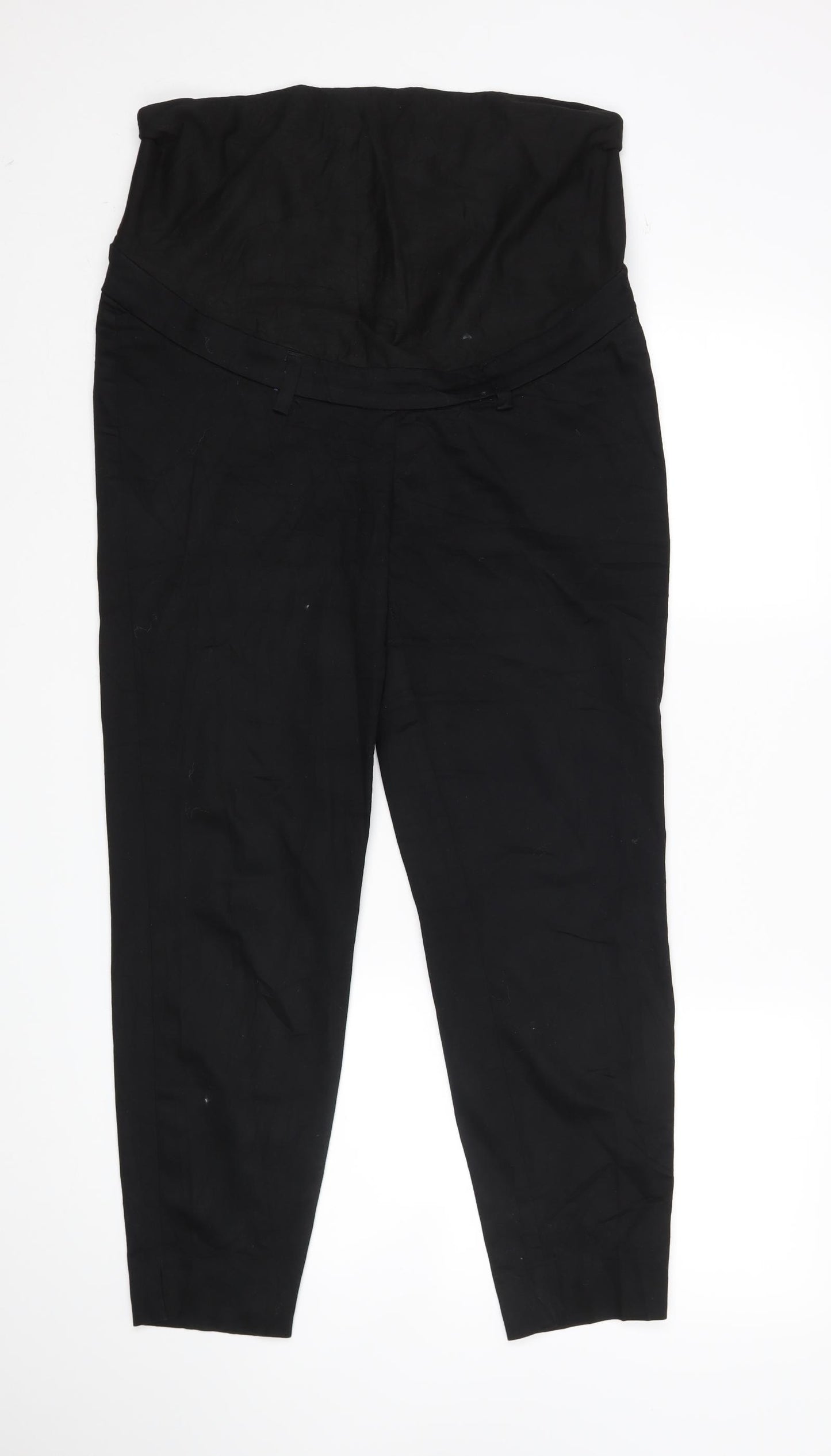H&M Womens Black   Trousers  Size 14 L27 in
