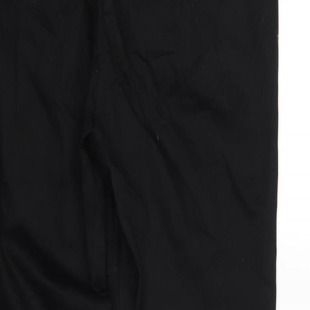 H&M Womens Black   Trousers  Size 14 L27 in