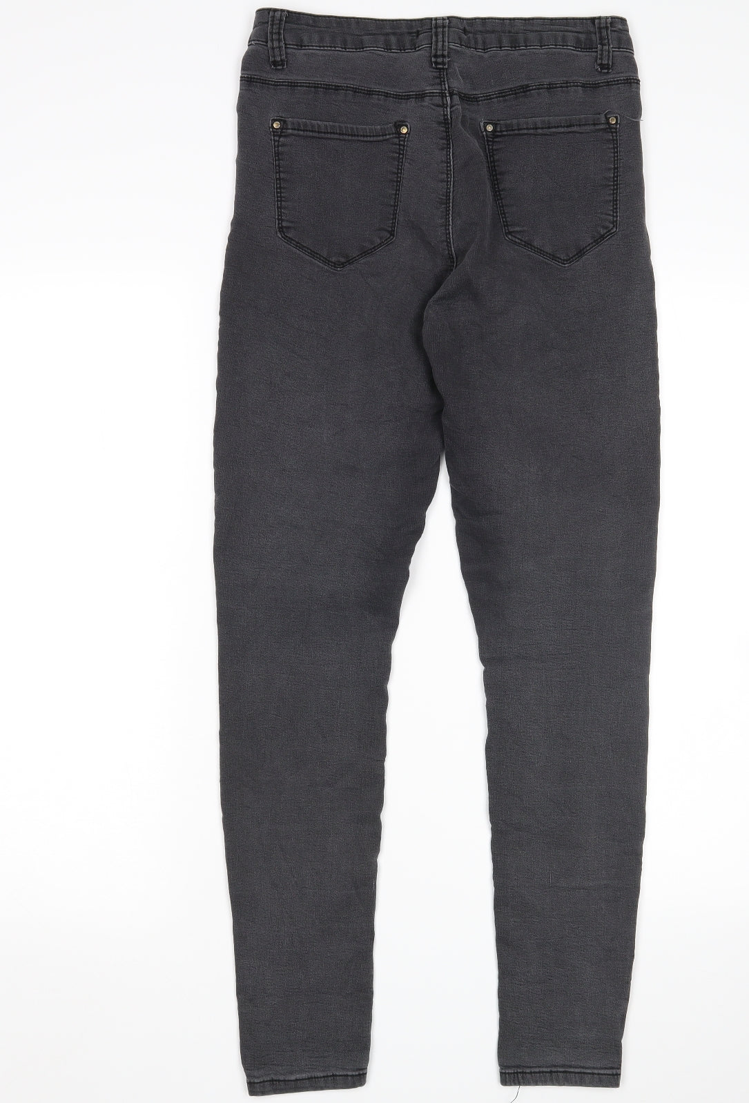 Goodies Womens Grey   Skinny Jeans Size 12 L29 in