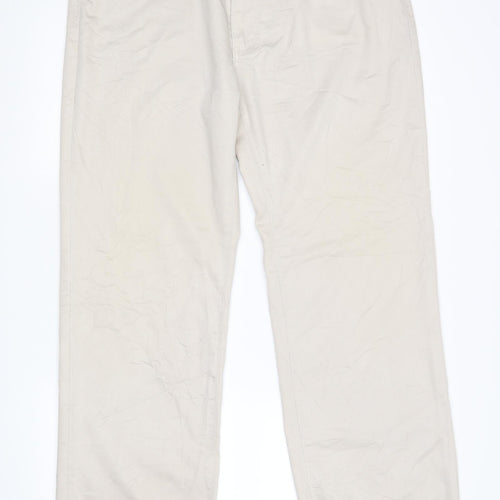 Raymen Womens Beige   Chino Trousers Size 38 in L31 in