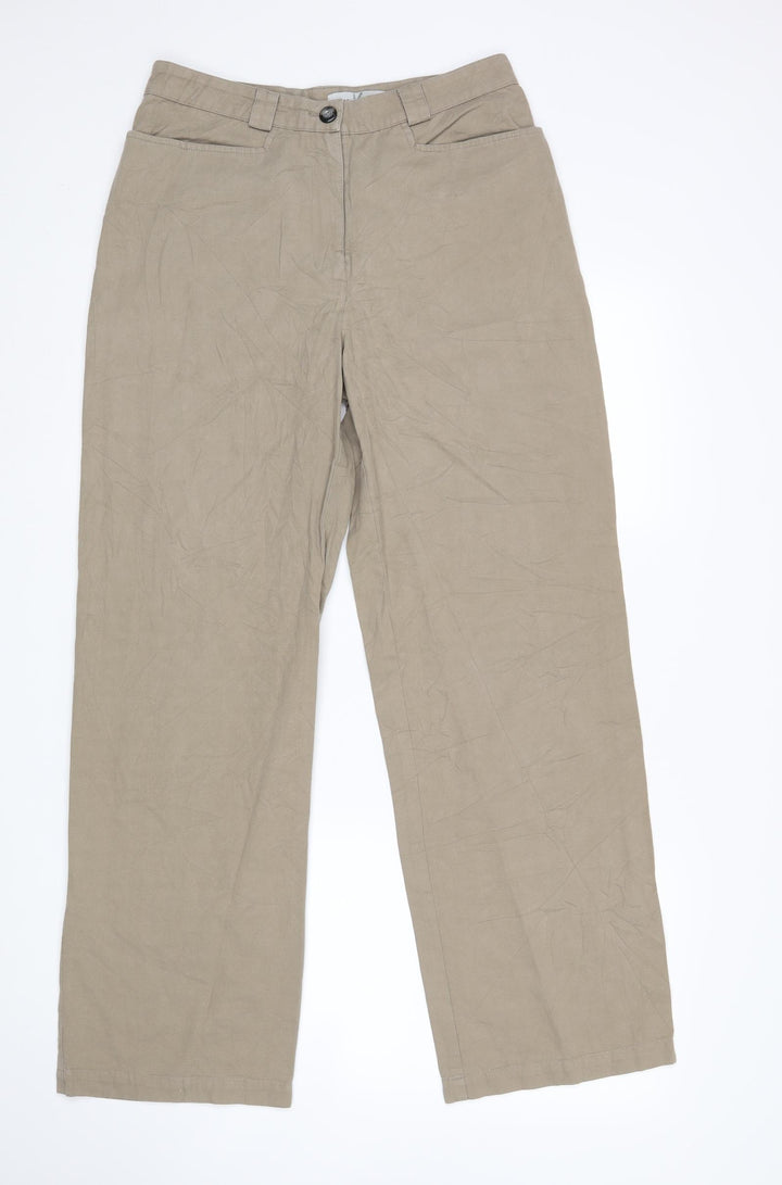 Kellerman Womens Beige   Straight Jeans Size 12 L30 in