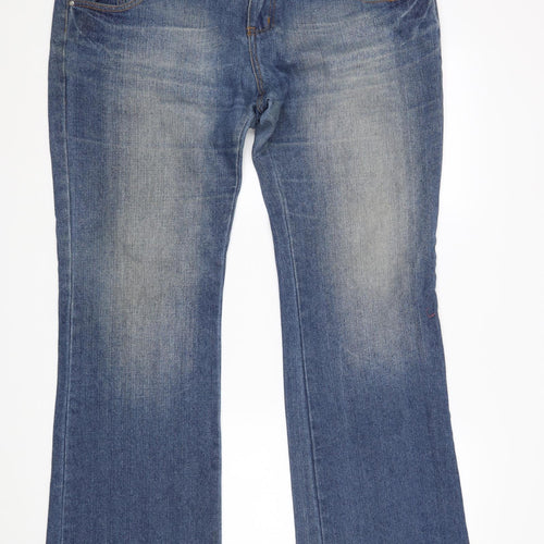 Lee Cooper Womens Blue   Bootcut Jeans Size 18 L32 in