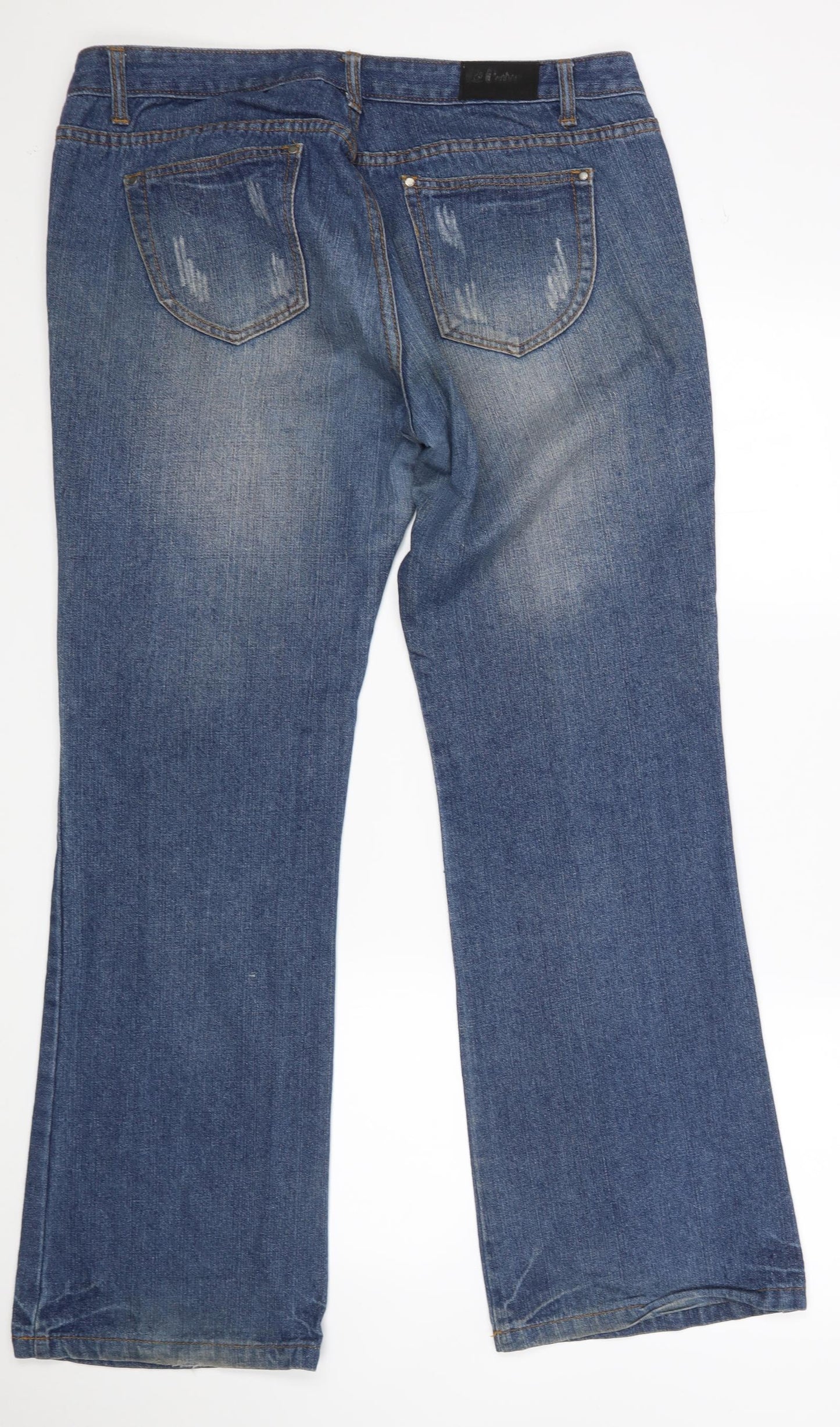 Lee Cooper Womens Blue   Bootcut Jeans Size 18 L32 in