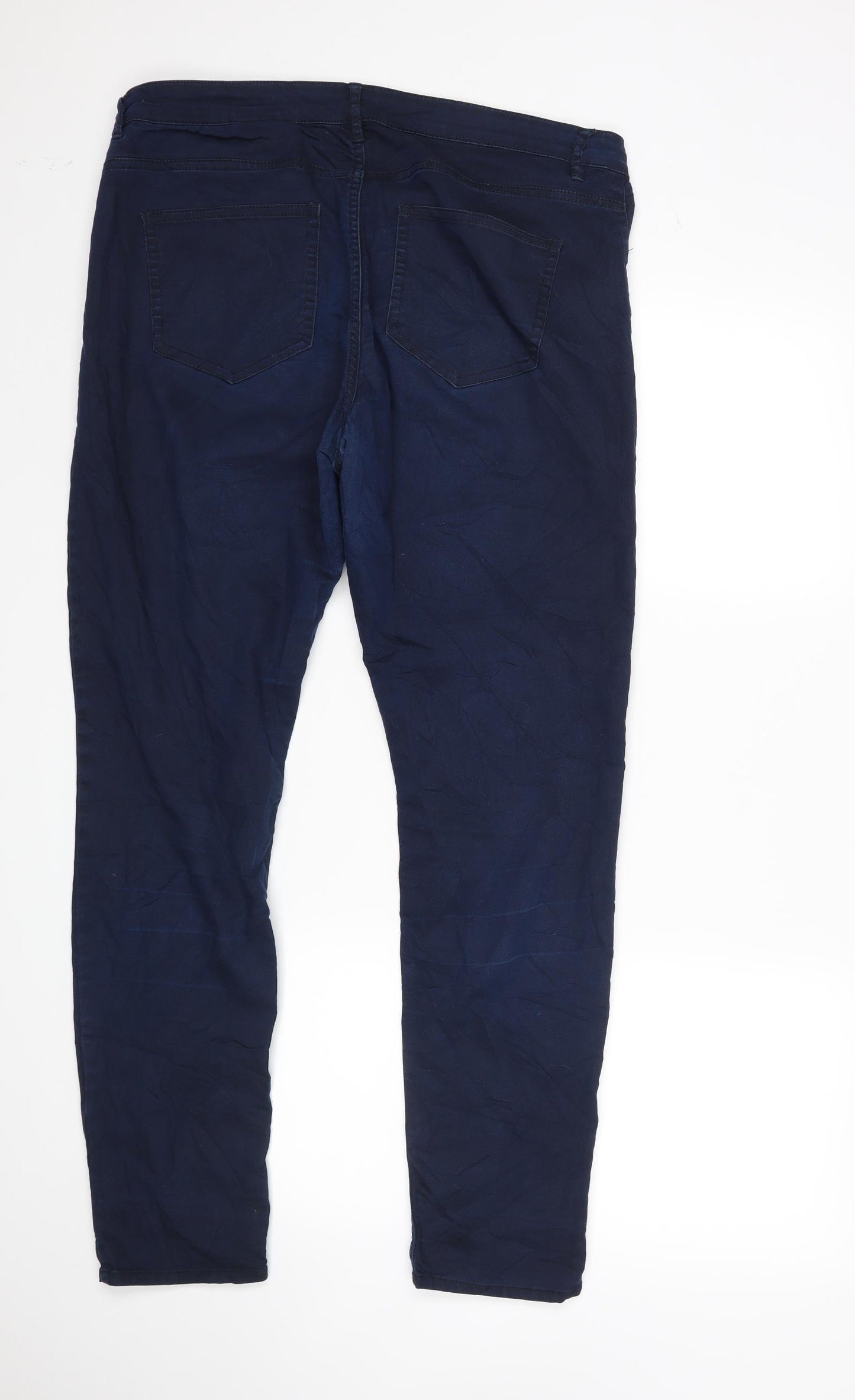 H&M Womens Blue   Straight Jeans Size 16 L29 in
