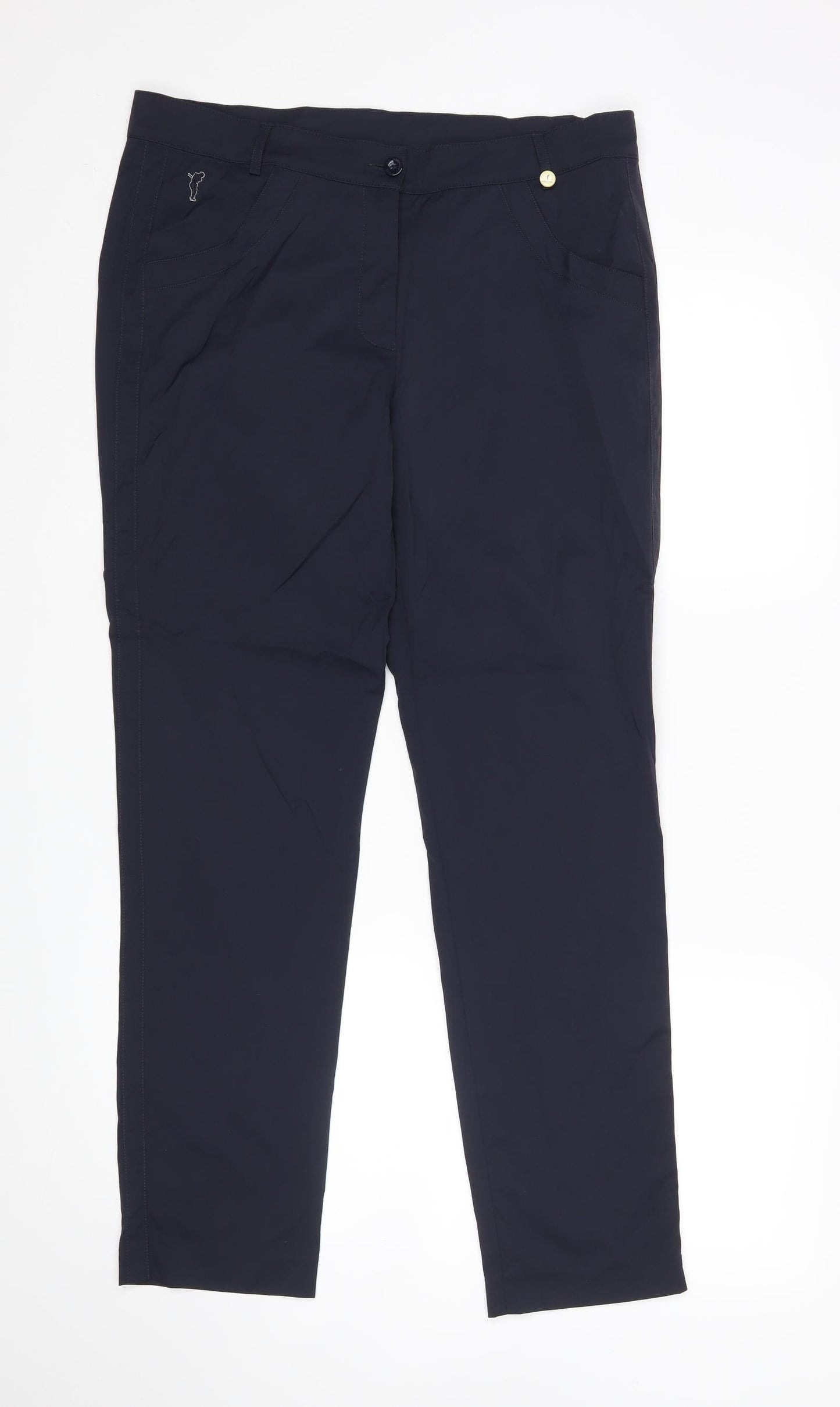 GOLFINO Womens Blue   Trousers  Size 14 L29 in