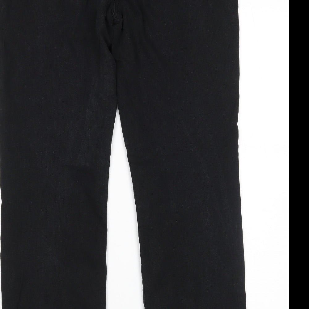 M&Co Womens Black   Mom Jeans Size 14 L28 in