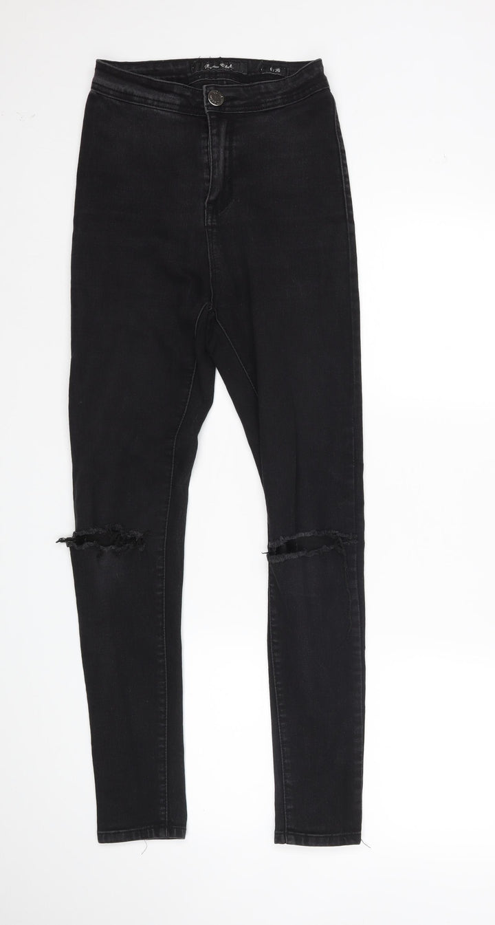 Denim Club Womens Black Skinny Jeans Size 8 L27 in